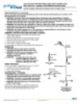 Assembly & Operation Instructions - 1697-1M Exam Lamp with Mobile Base, SOK-IT-GUARD® Lock, and 3-Pin Plug